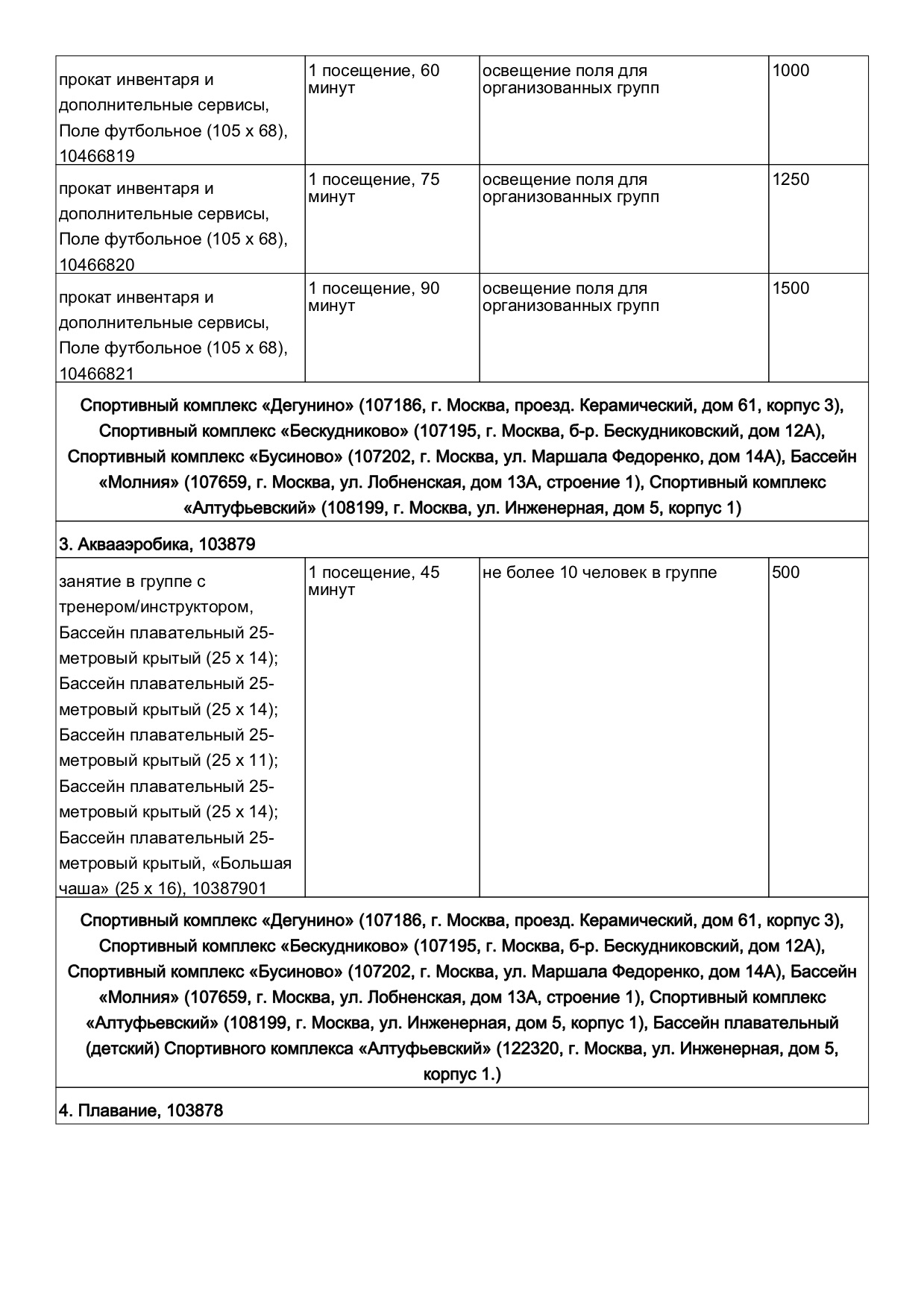 Плавательный бассейн «Дегунино»