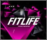 Лого Студия фитнеса «FitLife»