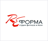 Лого Студия фитнеса и йоги «REформа»