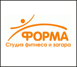 Лого Студия фитнеса и загара «Форма»