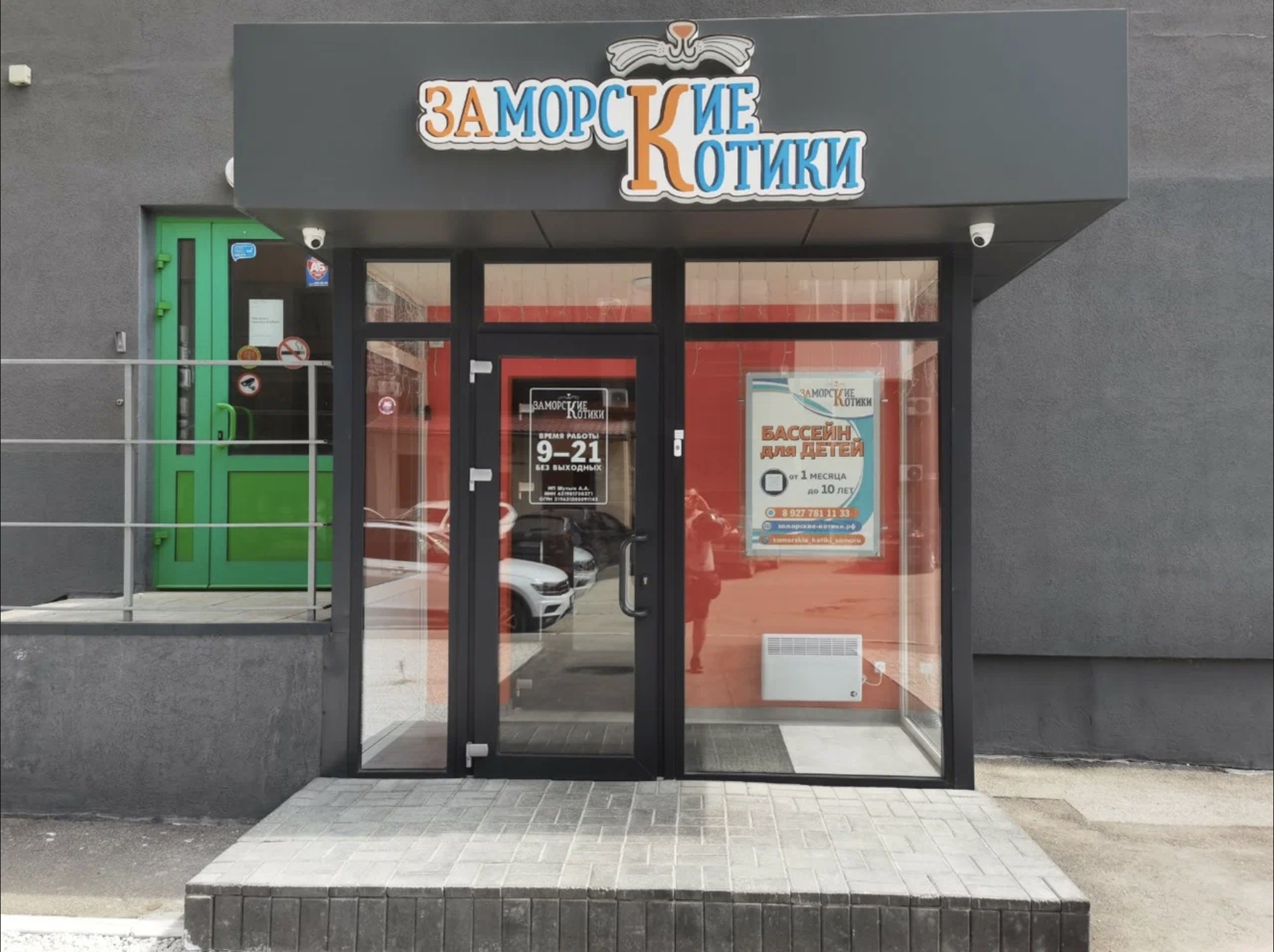 Детский бассейн «Заморские котики»