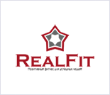 Лого Студия персонального фитнеса «RealFit-2»
