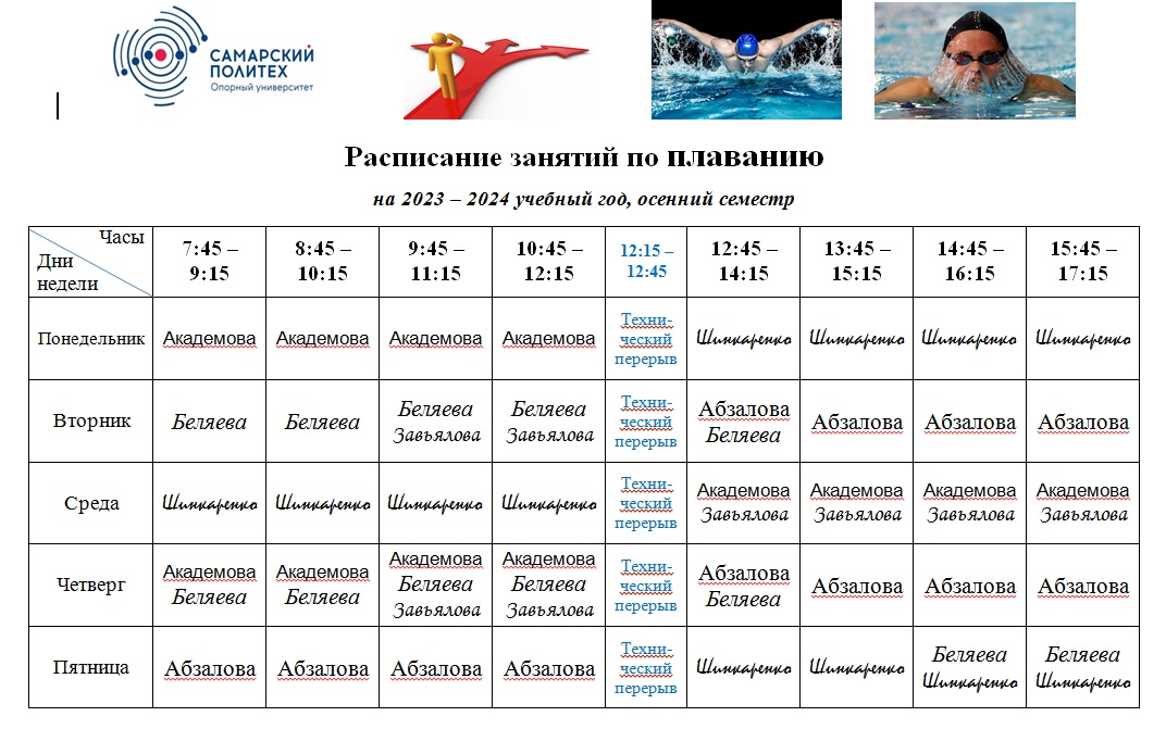 Плавательный бассейн СамГТУ