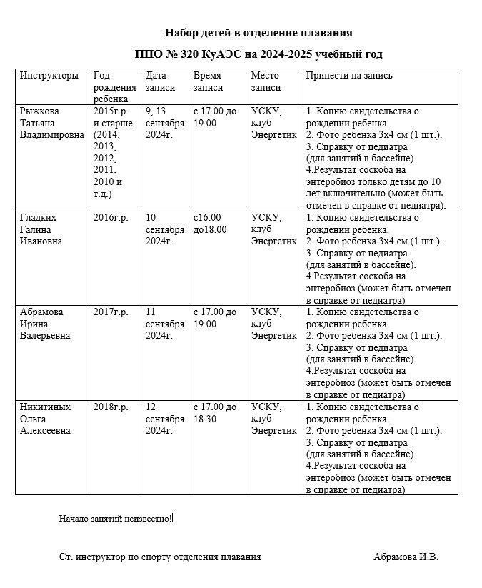 Плавательный бассейн «Энергетик»