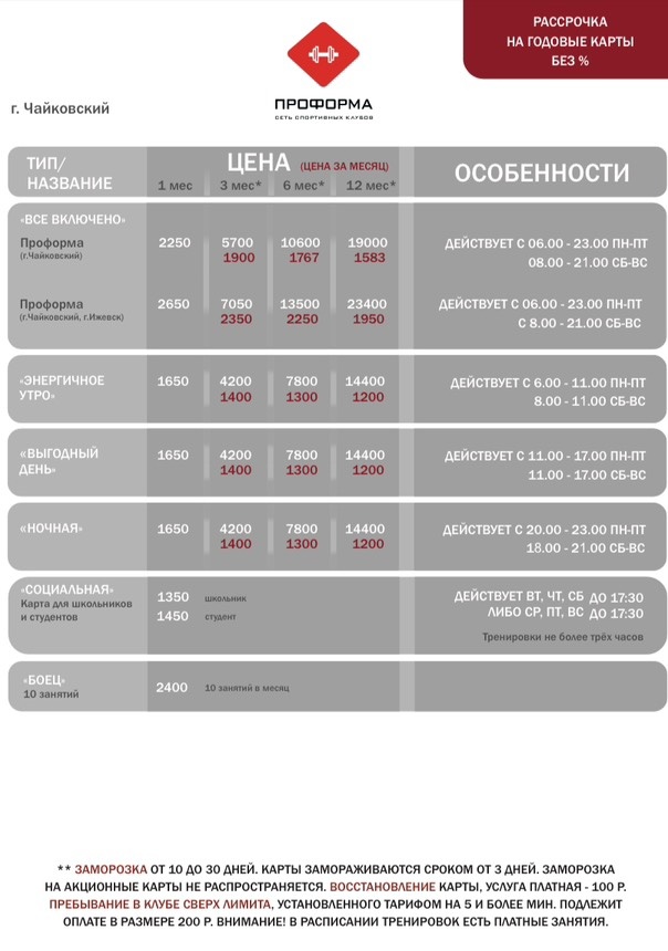 Спортивный клуб «Проформа»