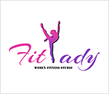 Лого Студия растяжки и фитнеса «Fitness Lady»