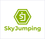 Лого Фитнес на батутах «Sky Jumping»