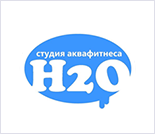 Лого Студия аквафитнеса «H2O»