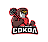 Лого Фитнес-клуб «Сокол»