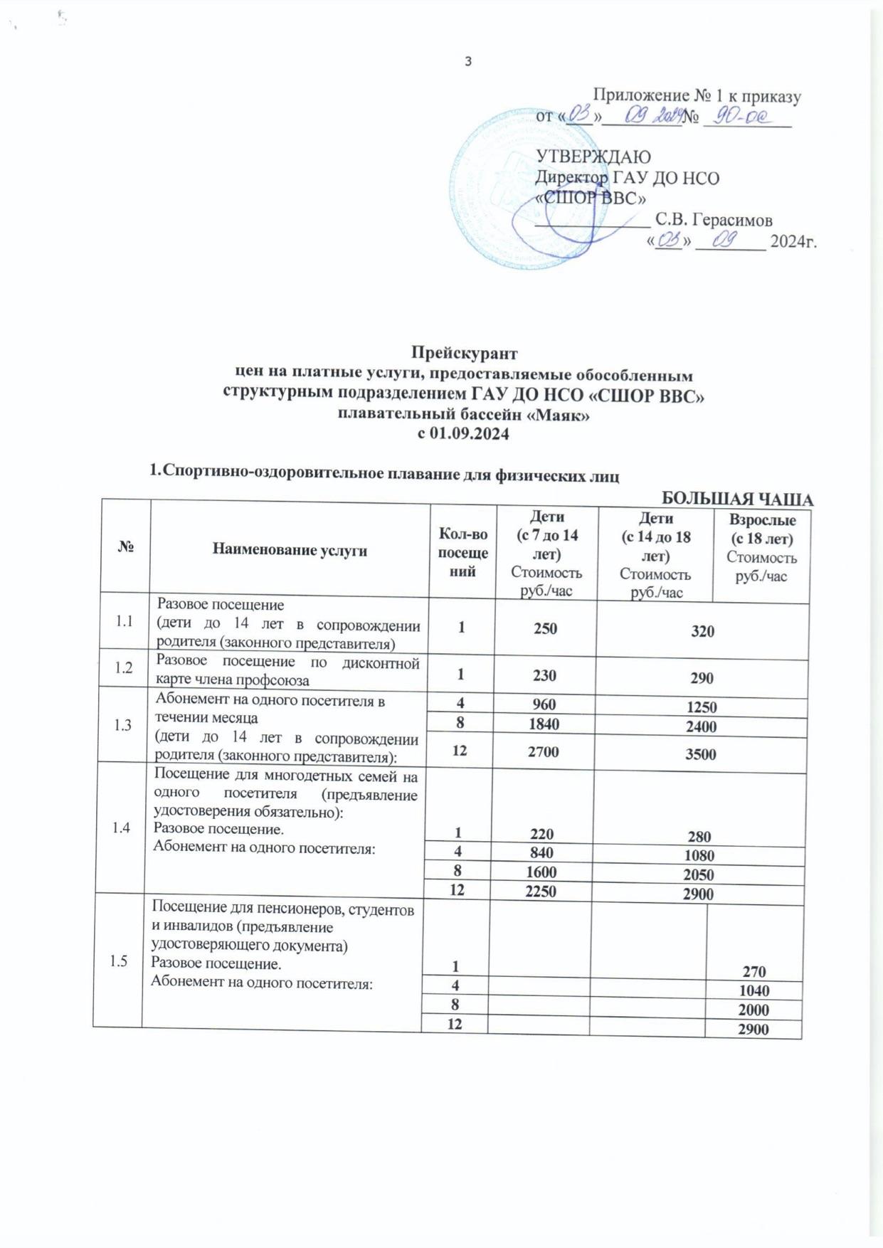 Плавательный бассейн «Маяк»
